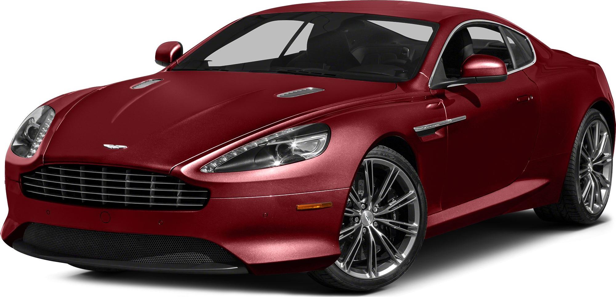 Front view of a luxury coupe with sleek headlights and hood vents