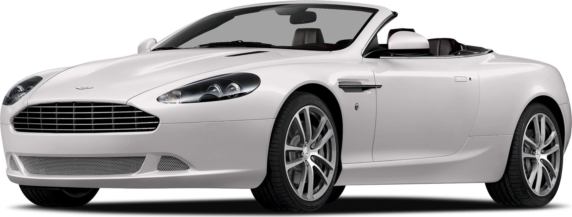 Front view of a convertible with sleek headlights and distinctive grille