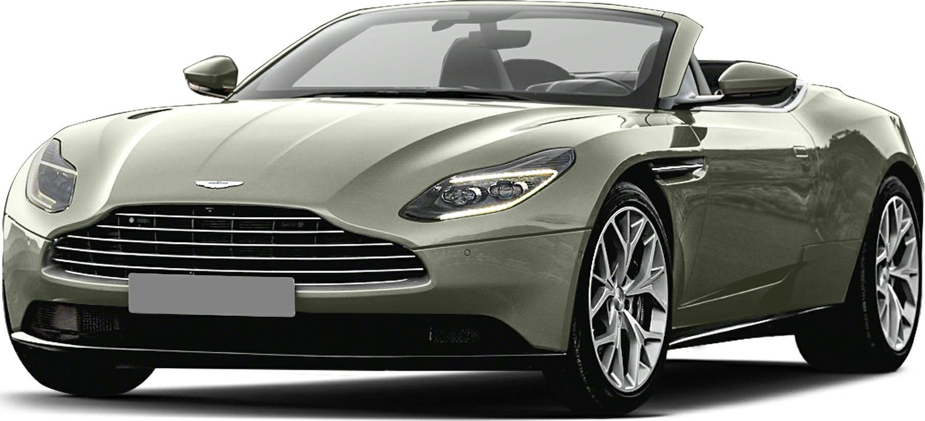Front angle view of convertible with LED headlights and distinctive grille