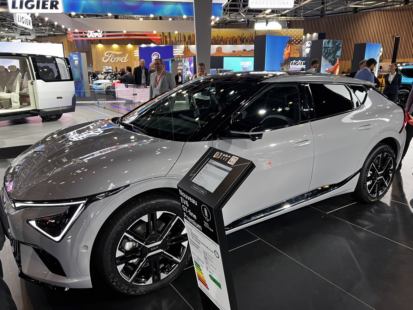 LED headlights and premium alloy wheels on a modern electric SUV