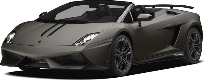 Convertible sports car with rear spoiler and aerodynamic body design