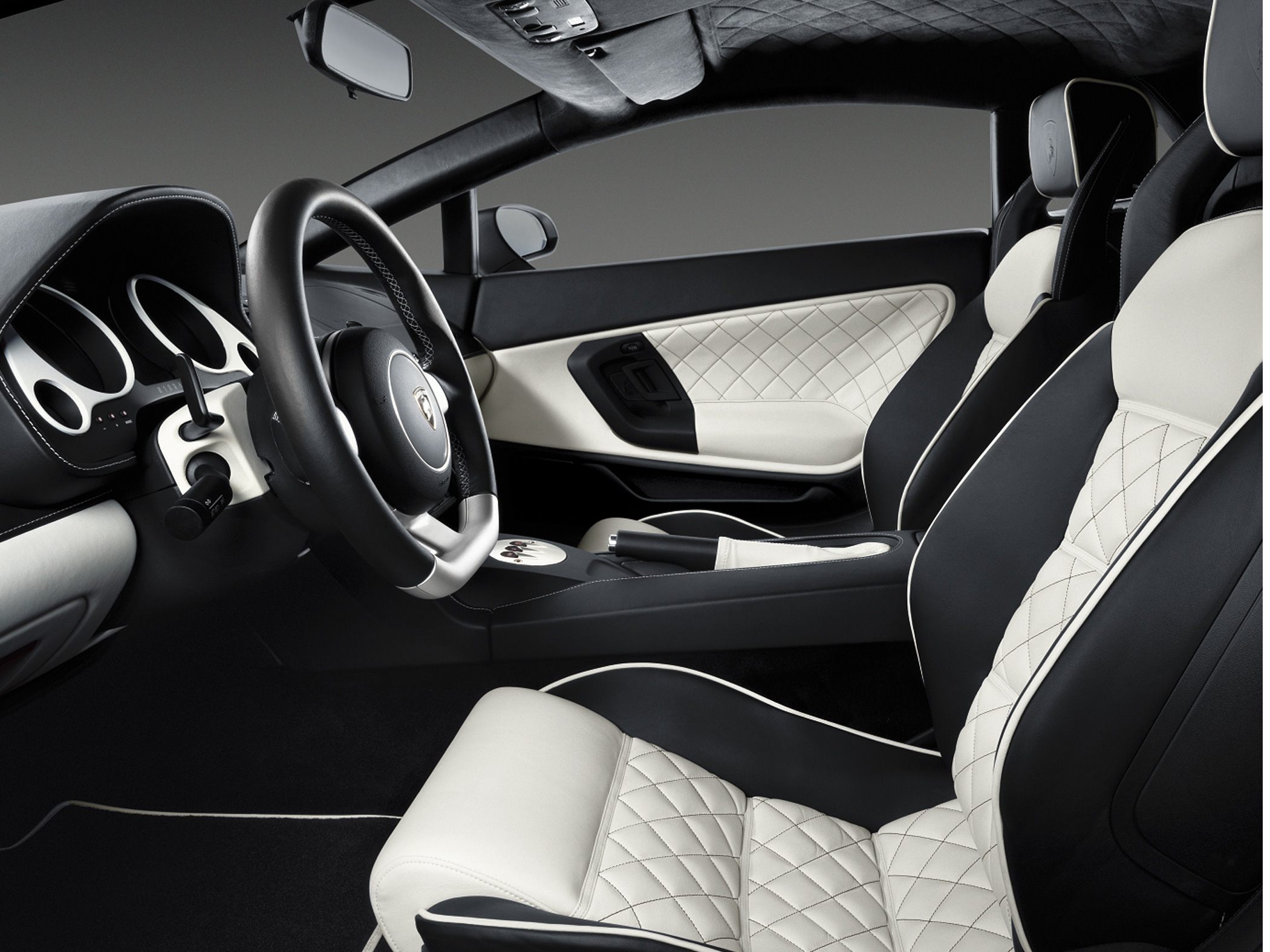 Luxury quilted leather seats and sleek interior design