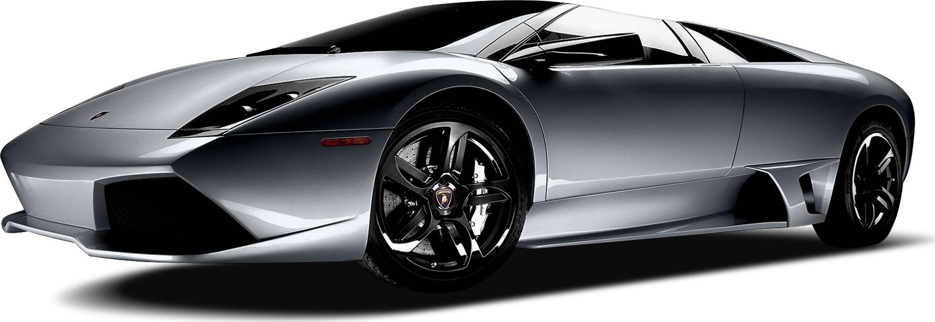 Aerodynamic low profile and black alloy wheels of a sports car