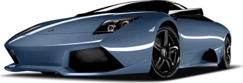 Low-angle front view with sharp headlights and aggressive design