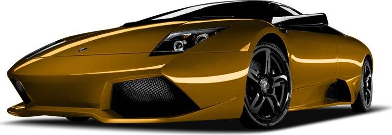 Sharp aerodynamic front with modern headlights and black rims