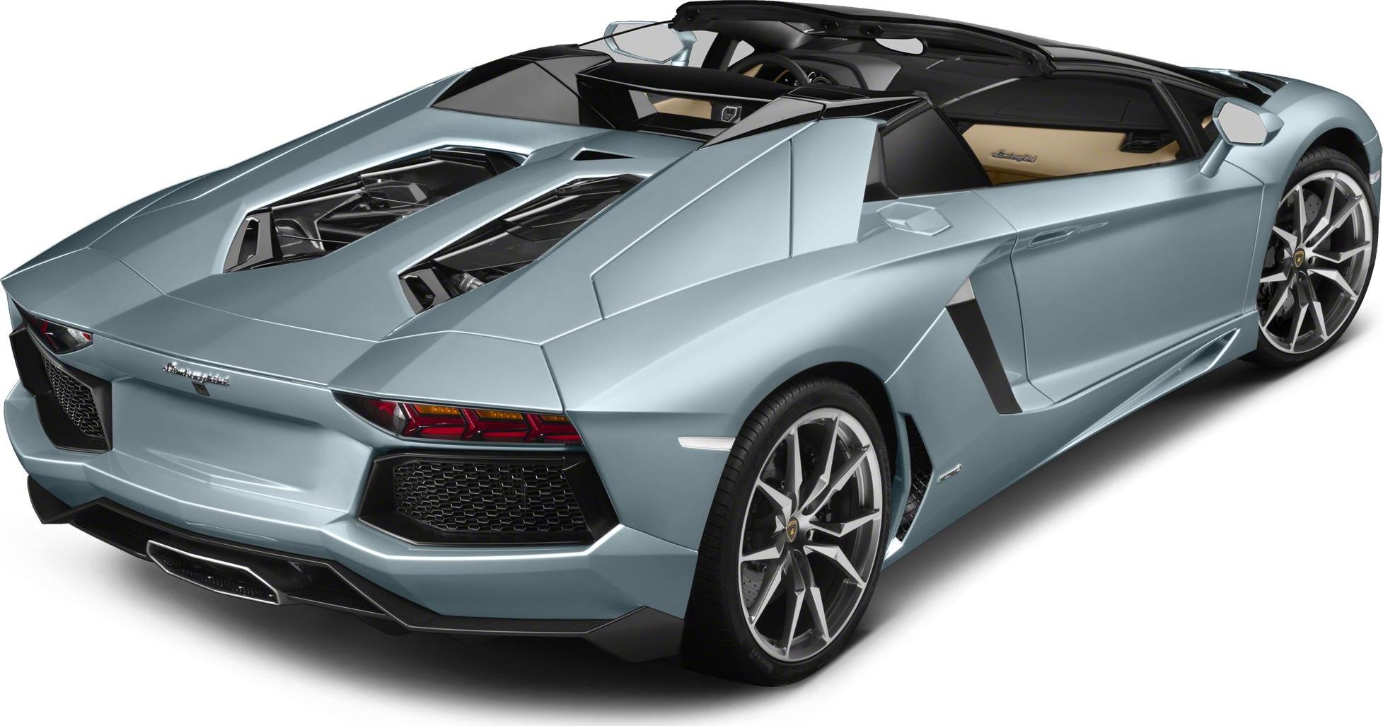 Rear and side view of an open-top luxury sports coupe with aerodynamic styling and visible engine cover.