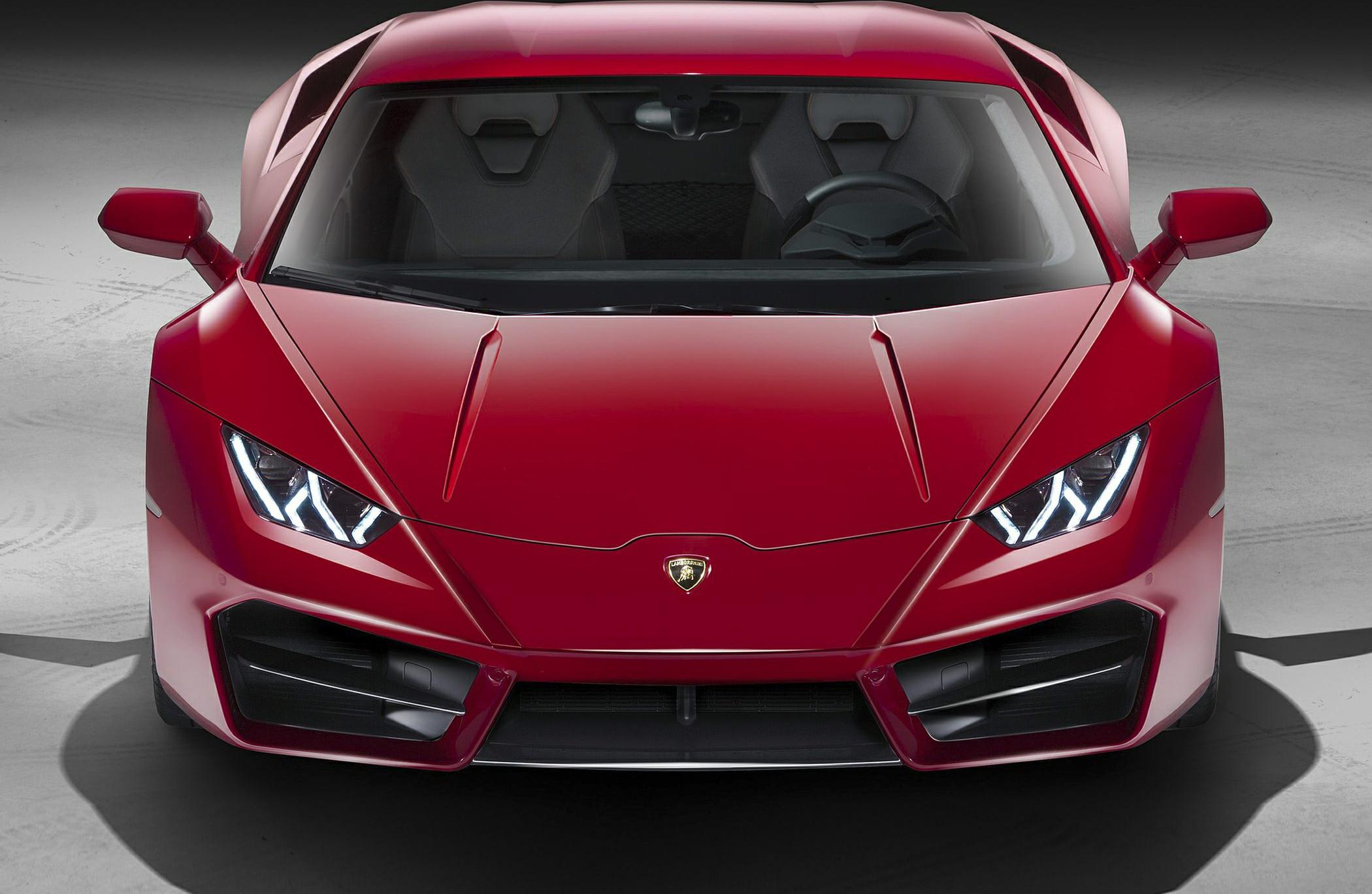Angular headlights and bold front aerodynamic styling