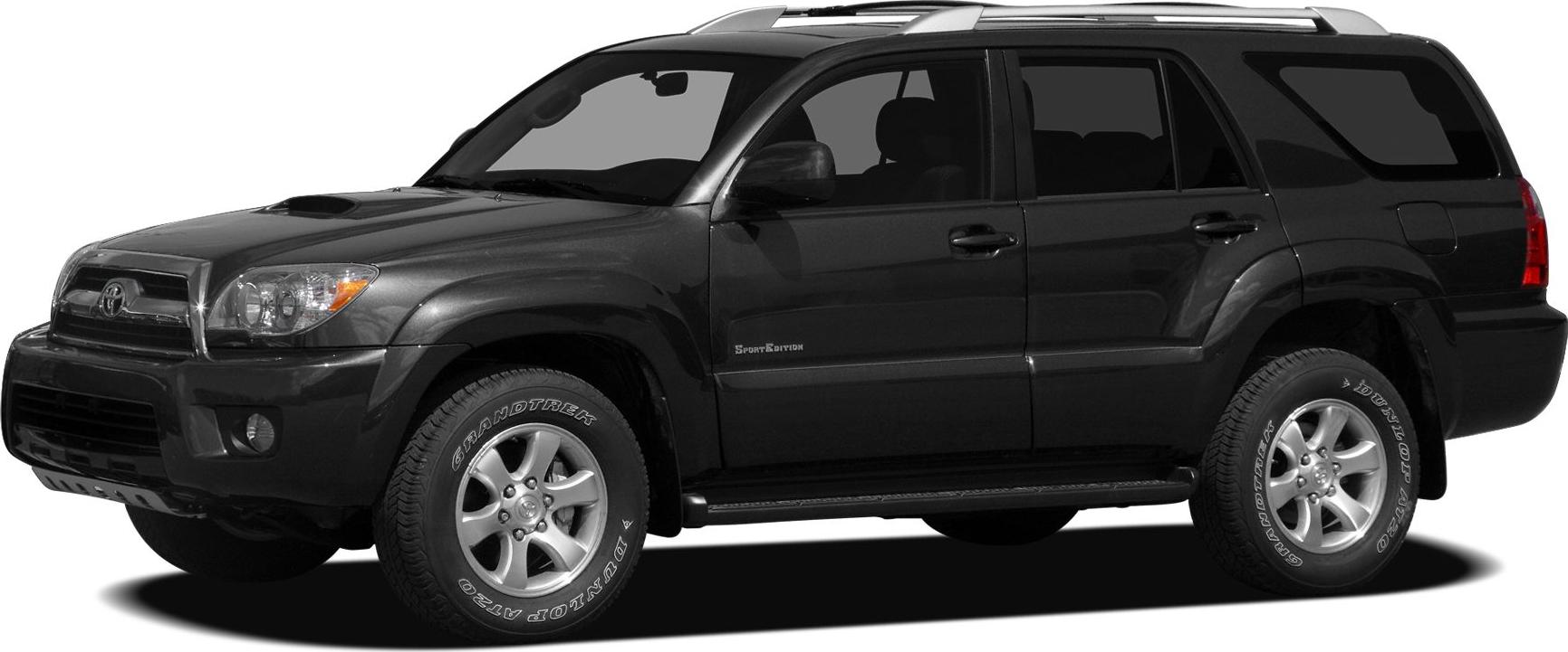 Side profile of a rugged mid-size SUV with alloy wheels and a sporty appearance.