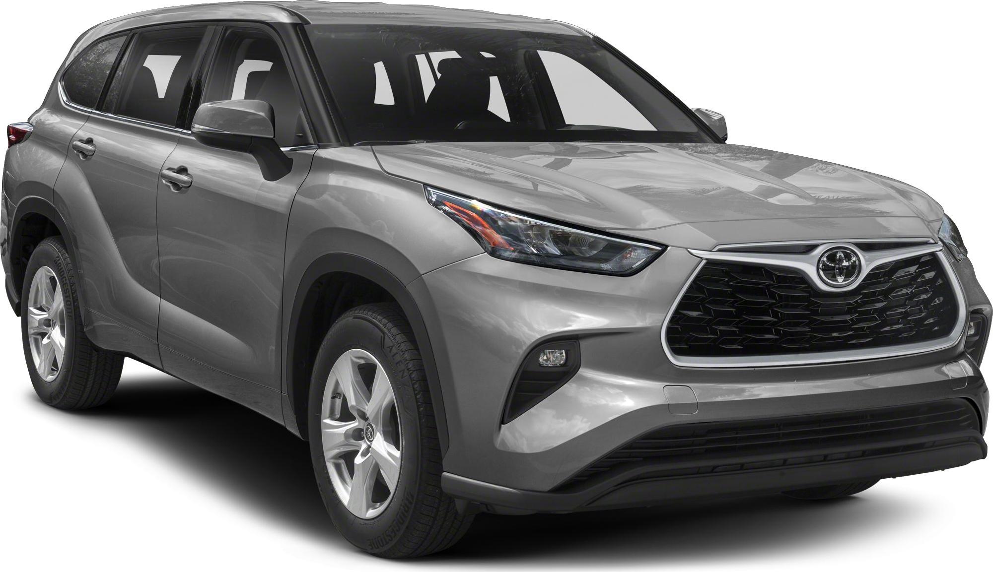 Front grille and LED headlight design on mid-size SUV