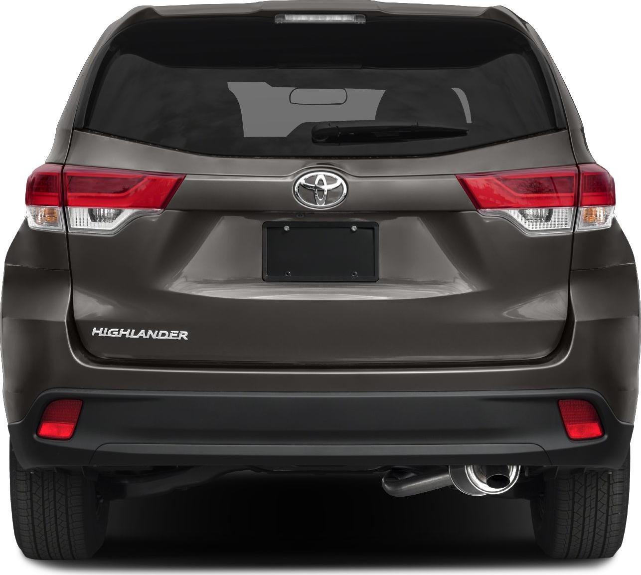 Rear view with taillights, rear windshield, and exhaust pipe