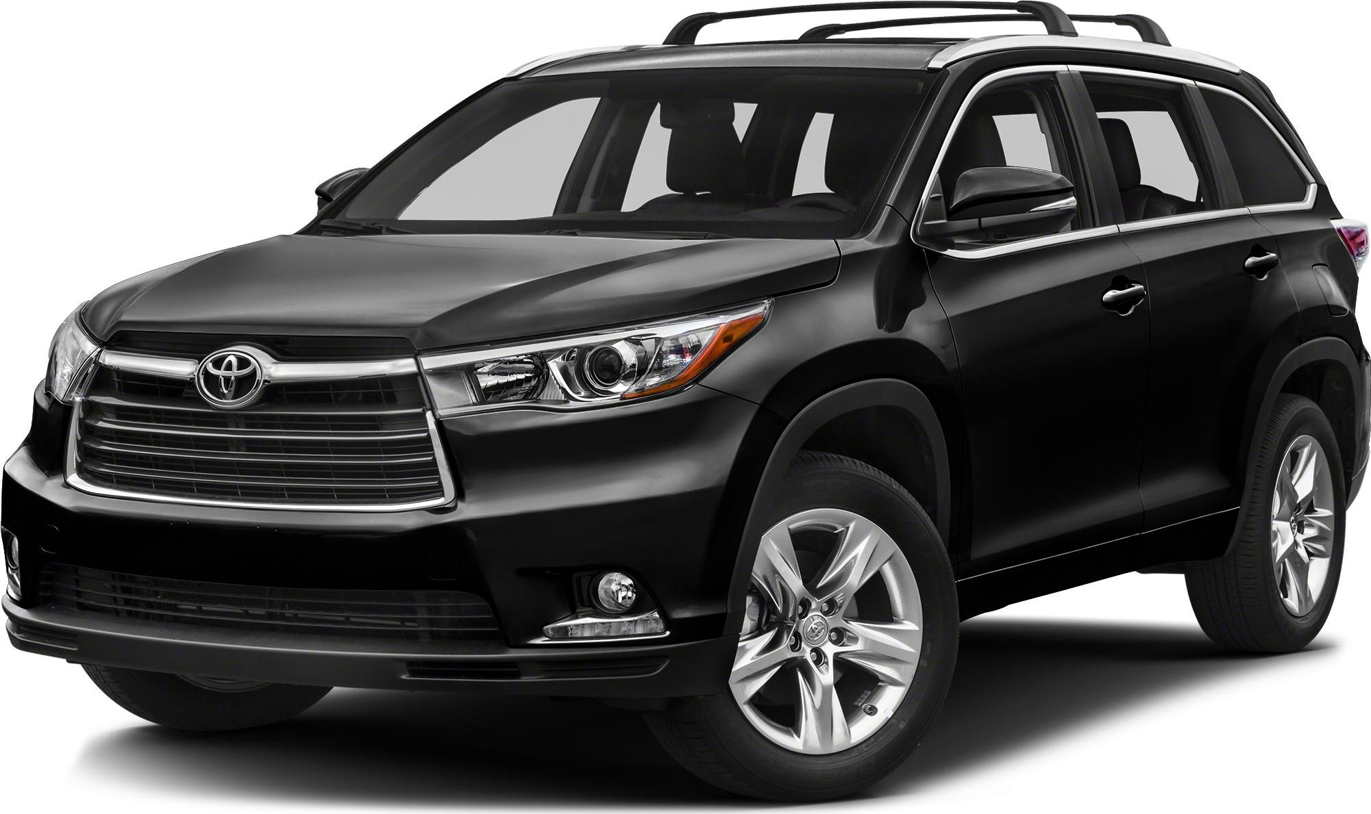 SUV front side with prominent roof rails and alloy wheels.