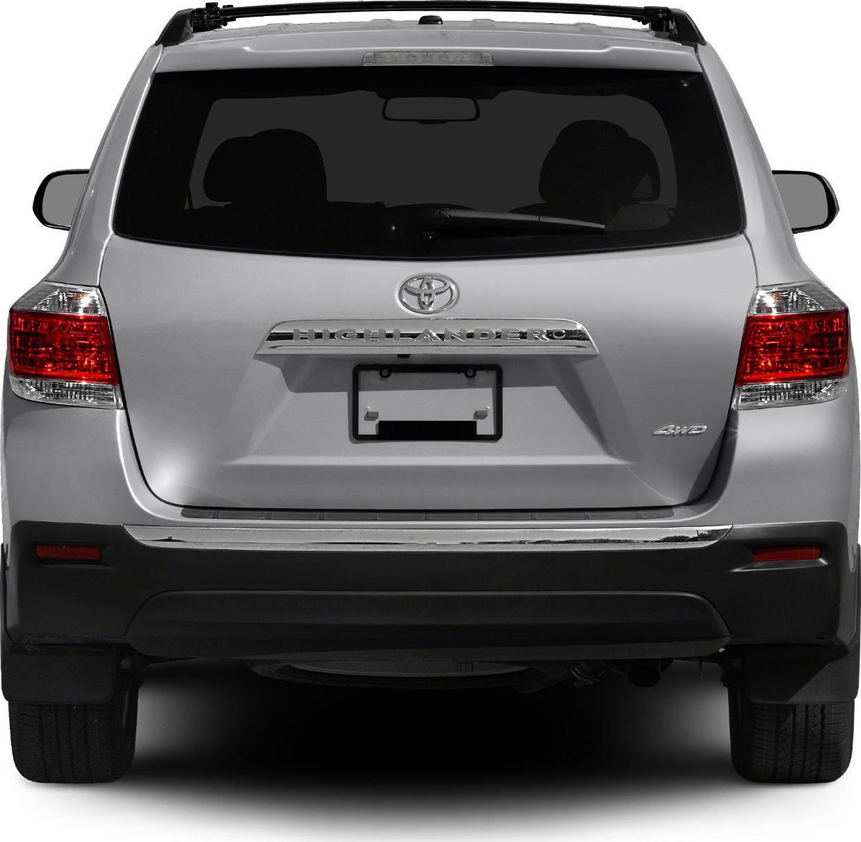 2008 Toyota Highlander II Rear View