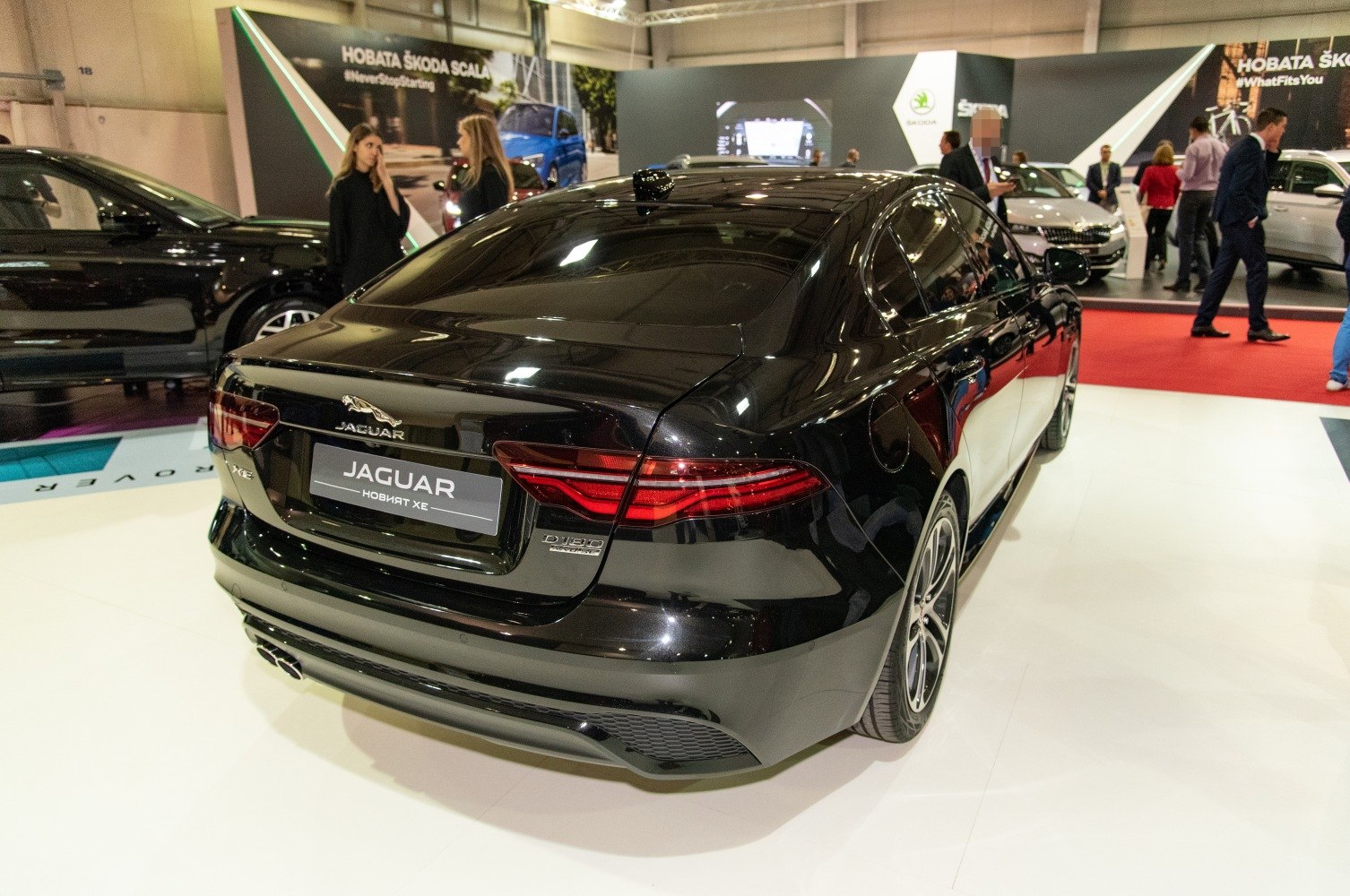 Sleek rear design with LED tail lights and dual exhausts