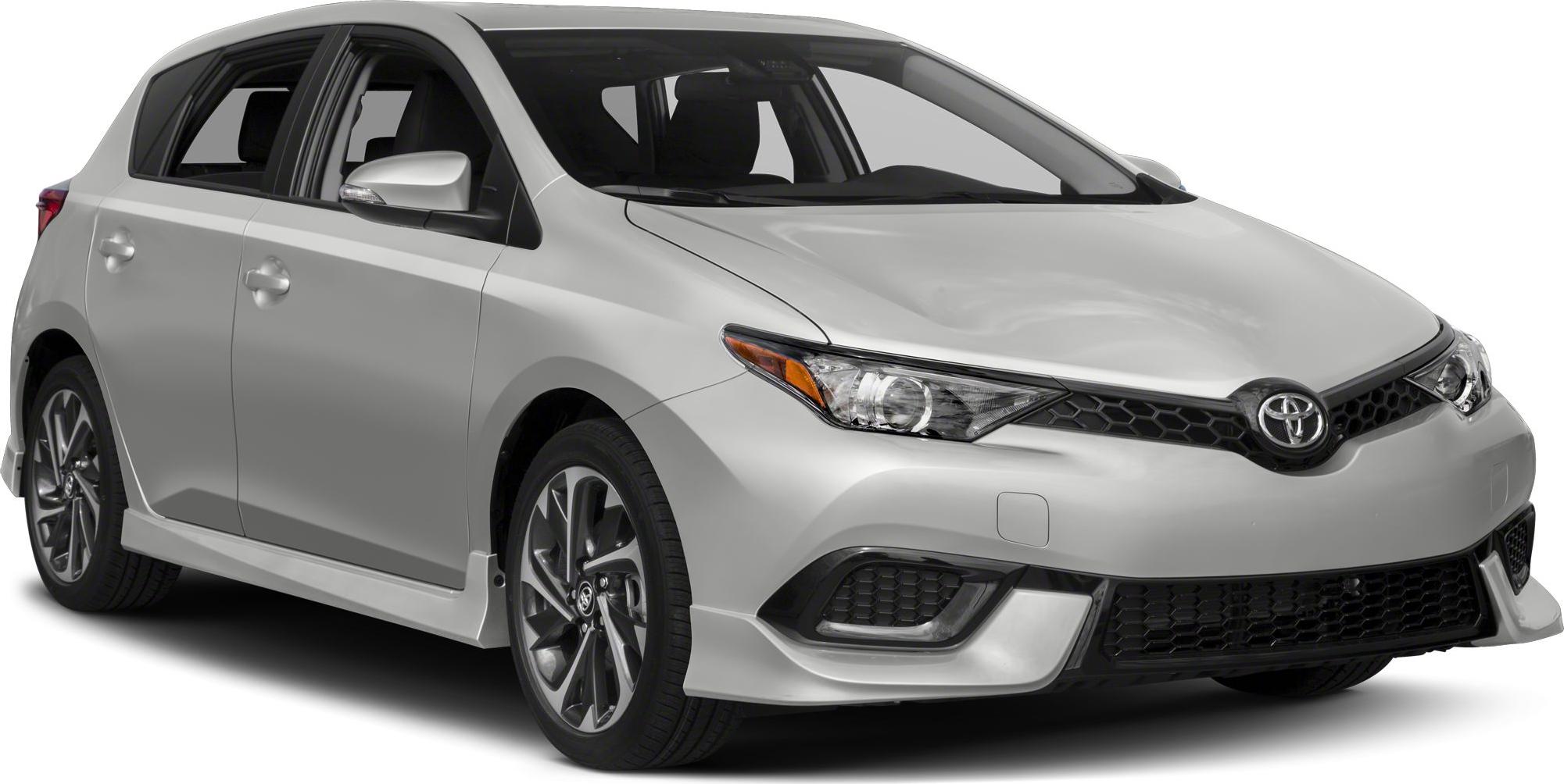 Sporty front fascia and alloy wheels of a silver hatchback