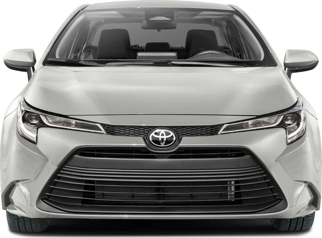 Front grille and headlights design of a modern sedan.