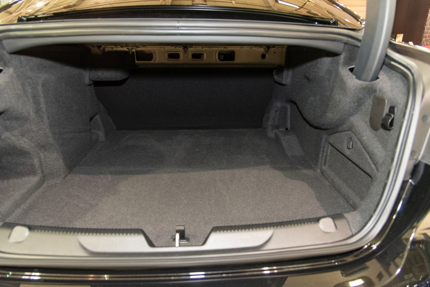 Spacious and well-designed car trunk interior