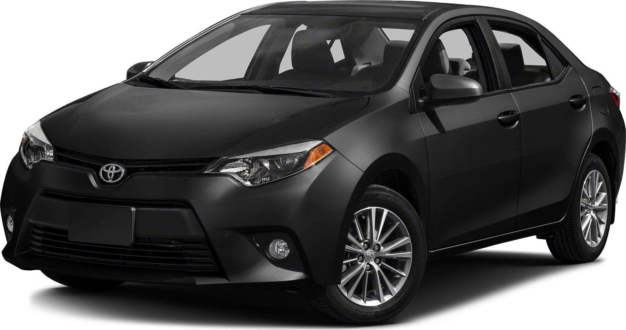 Black sedan front side with sleek headlights and alloy wheels