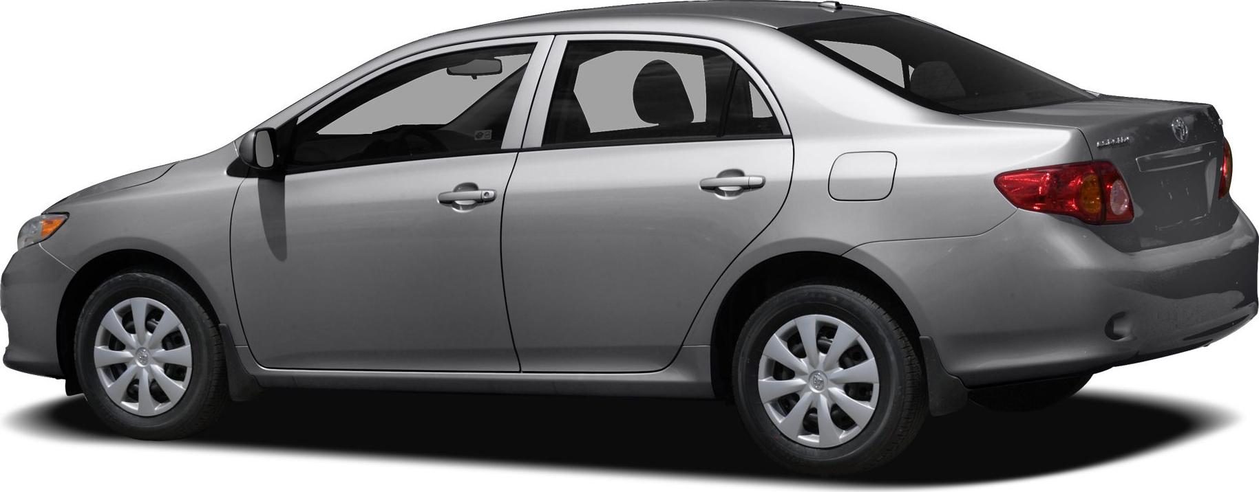 Side profile of a four-door sedan with alloy wheels