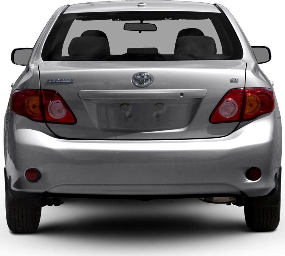 Rear view with taillights and trunk details.
