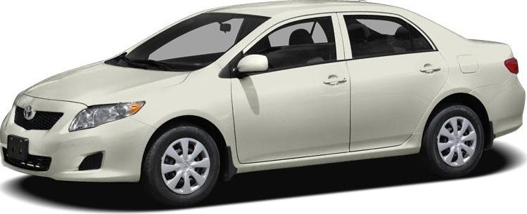 Side view of a white sedan with smooth body lines and basic wheel covers