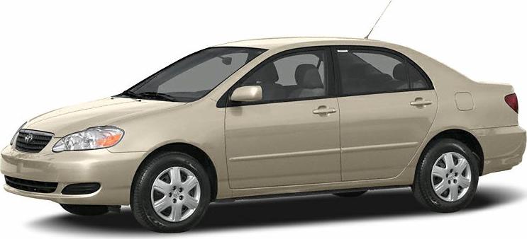Side profile of a 2002 sedan with clean design and standard wheels