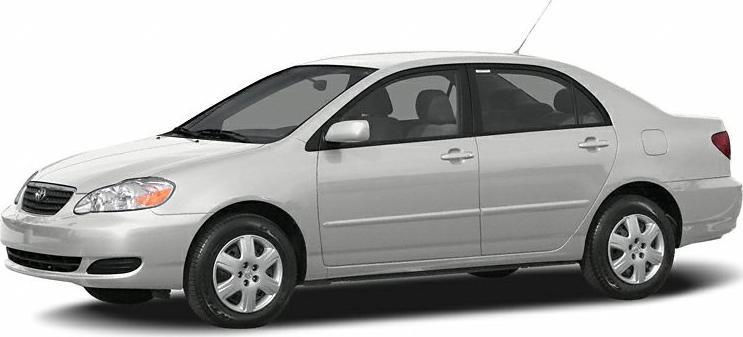 Side profile of a compact sedan with smooth body lines and alloy wheels