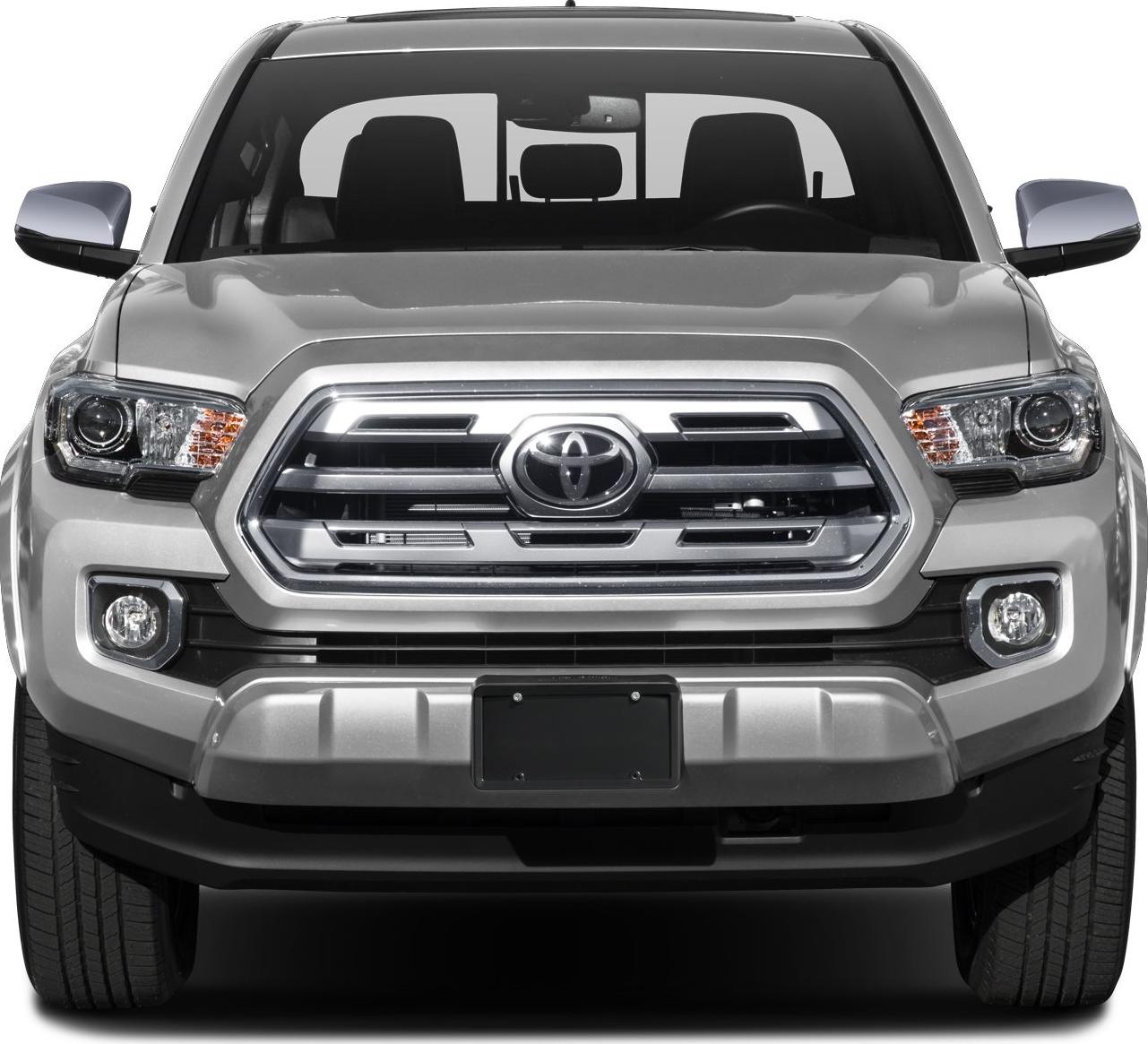Front view with grille, headlights, and fog lights