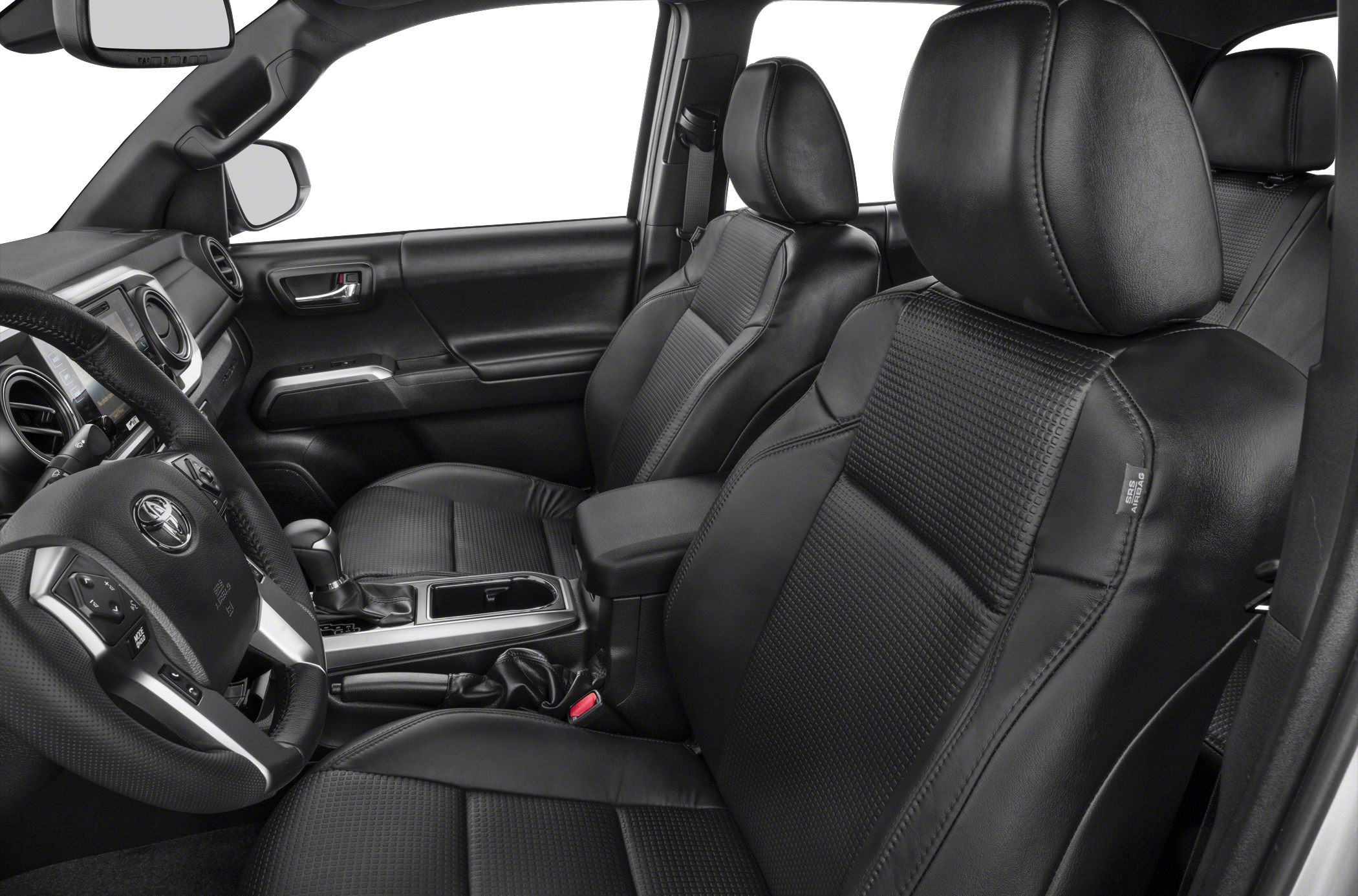 Leather seats and driver-side cabin controls