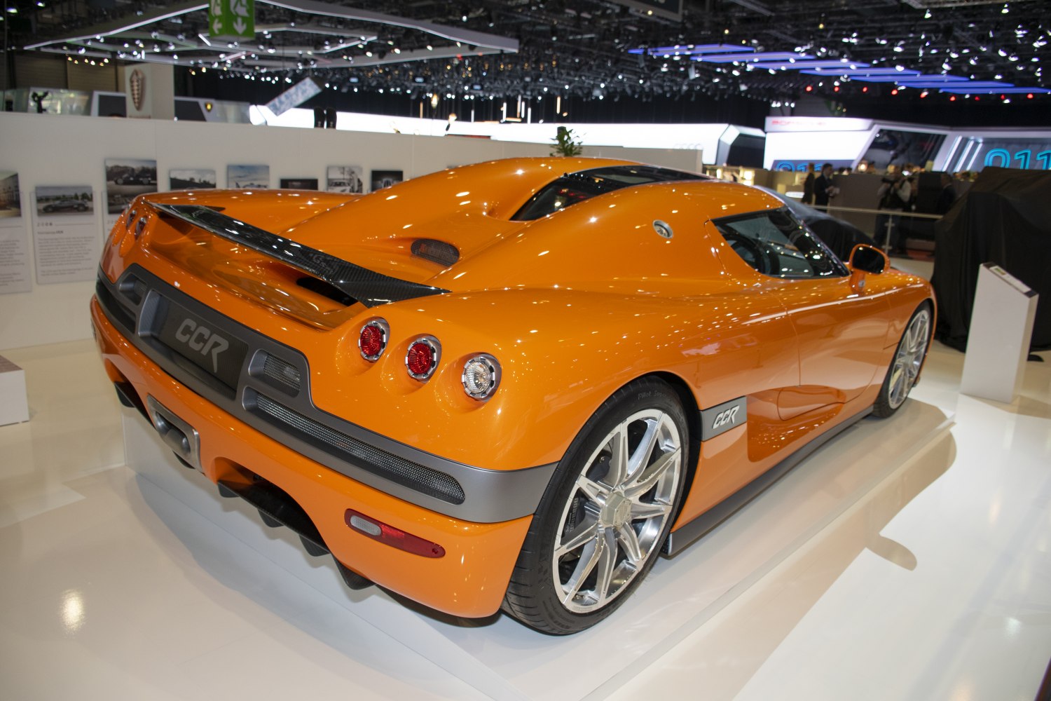 Rear and side view with distinctive rear lights and sporty alloy wheels