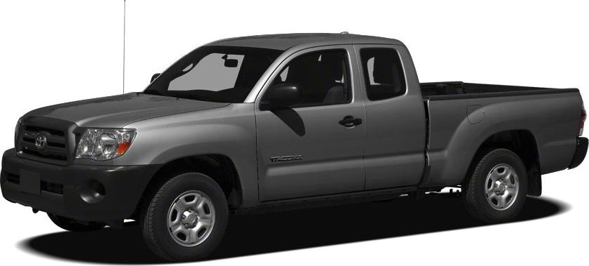 Side profile of mid-size pickup with extended cab and standard bed