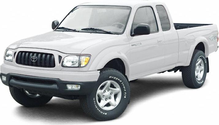 Extended cab mid-size pickup with facelift front and rugged tires