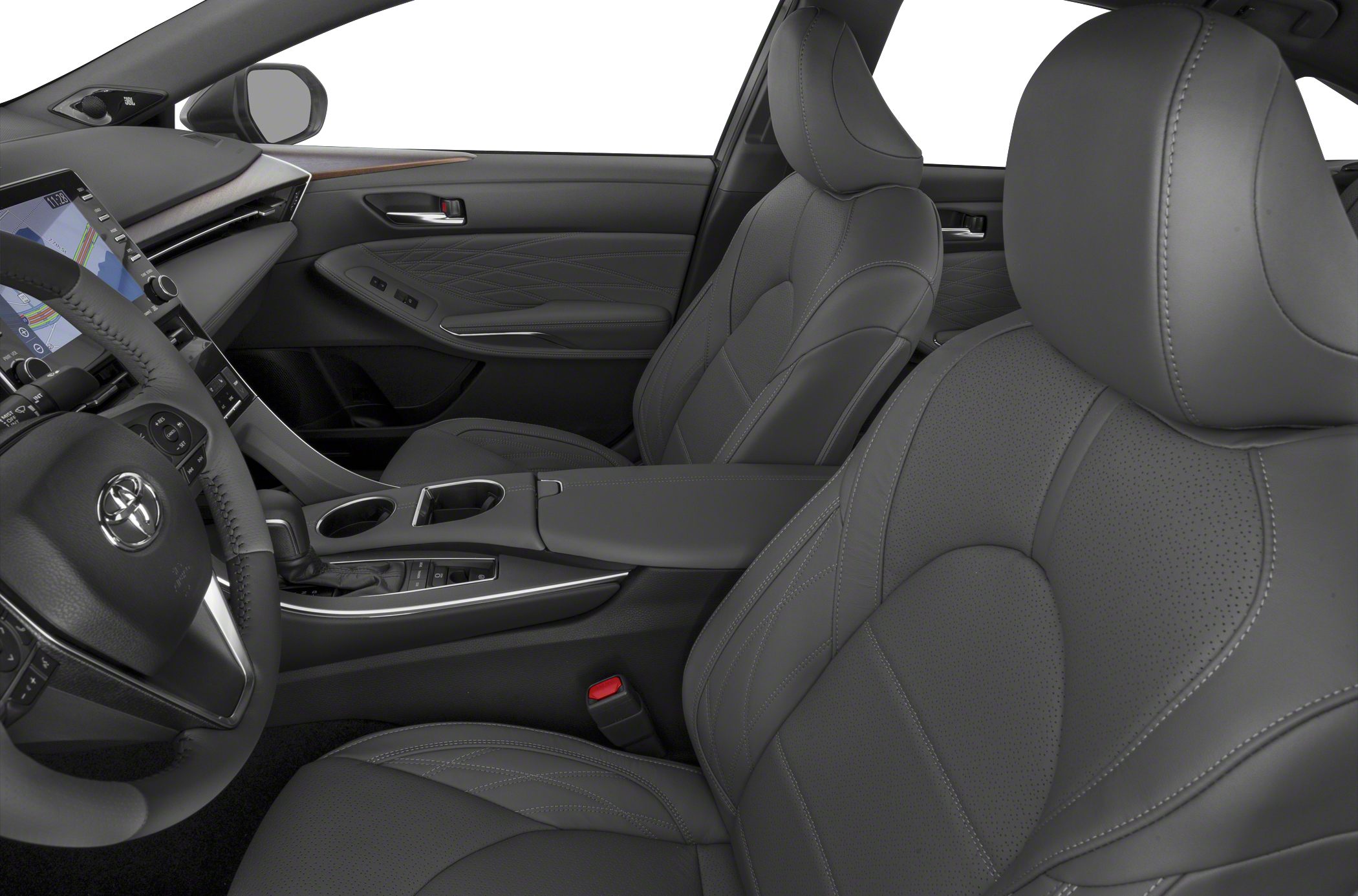 Ergonomic leather seats and advanced digital infotainment display