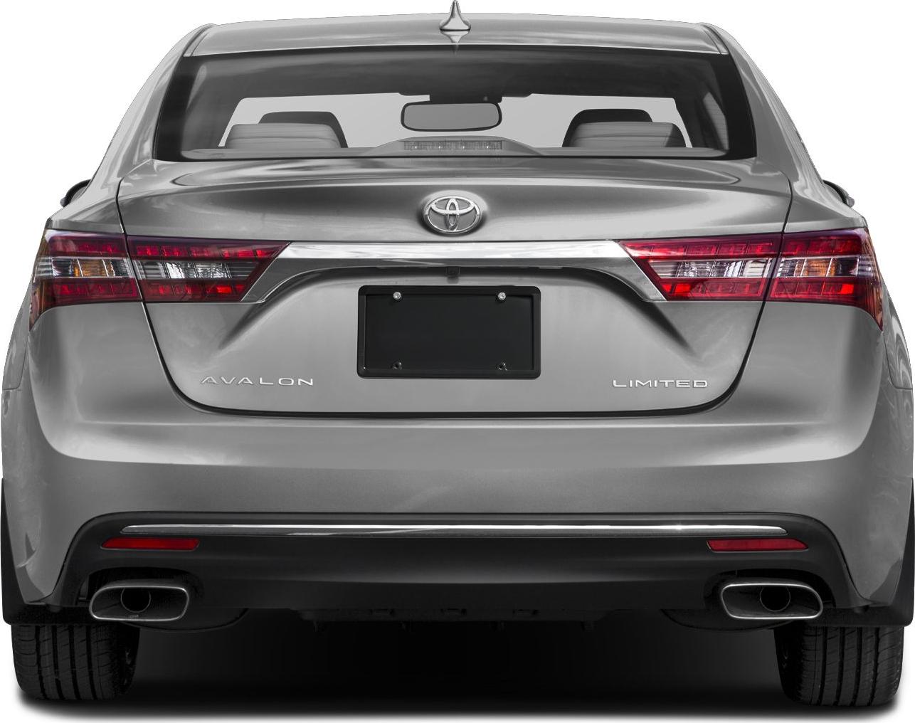 Rear view with taillights and dual exhausts