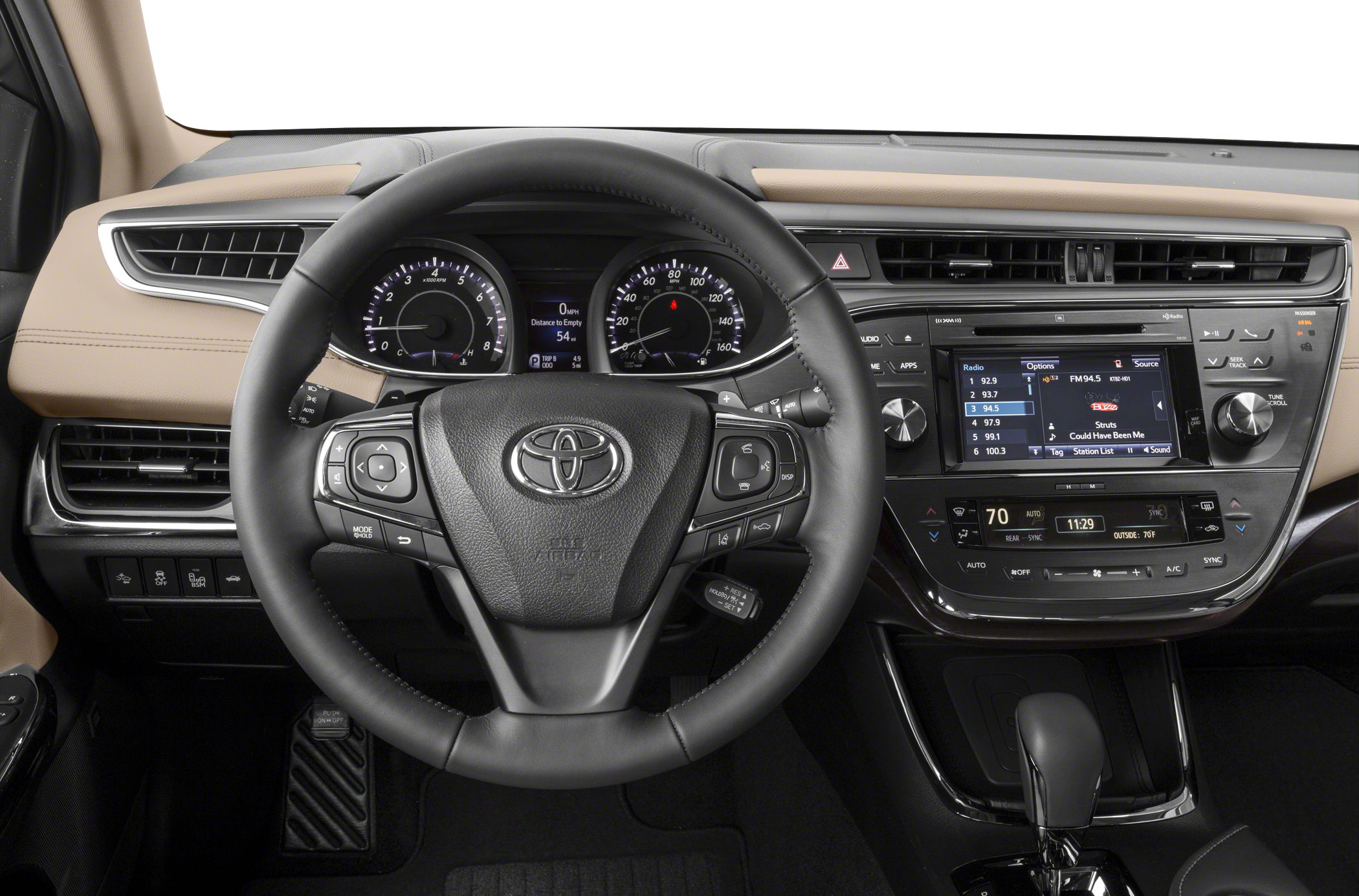 Steering wheel, instrument cluster and infotainment system