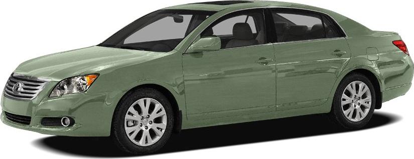 Side and front view of a green mid-size sedan