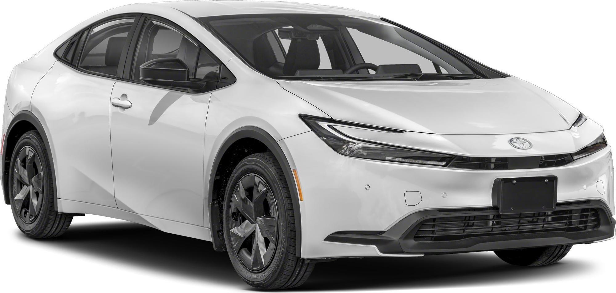 Sleek front three-quarter view with sharp headlights and aerodynamic design