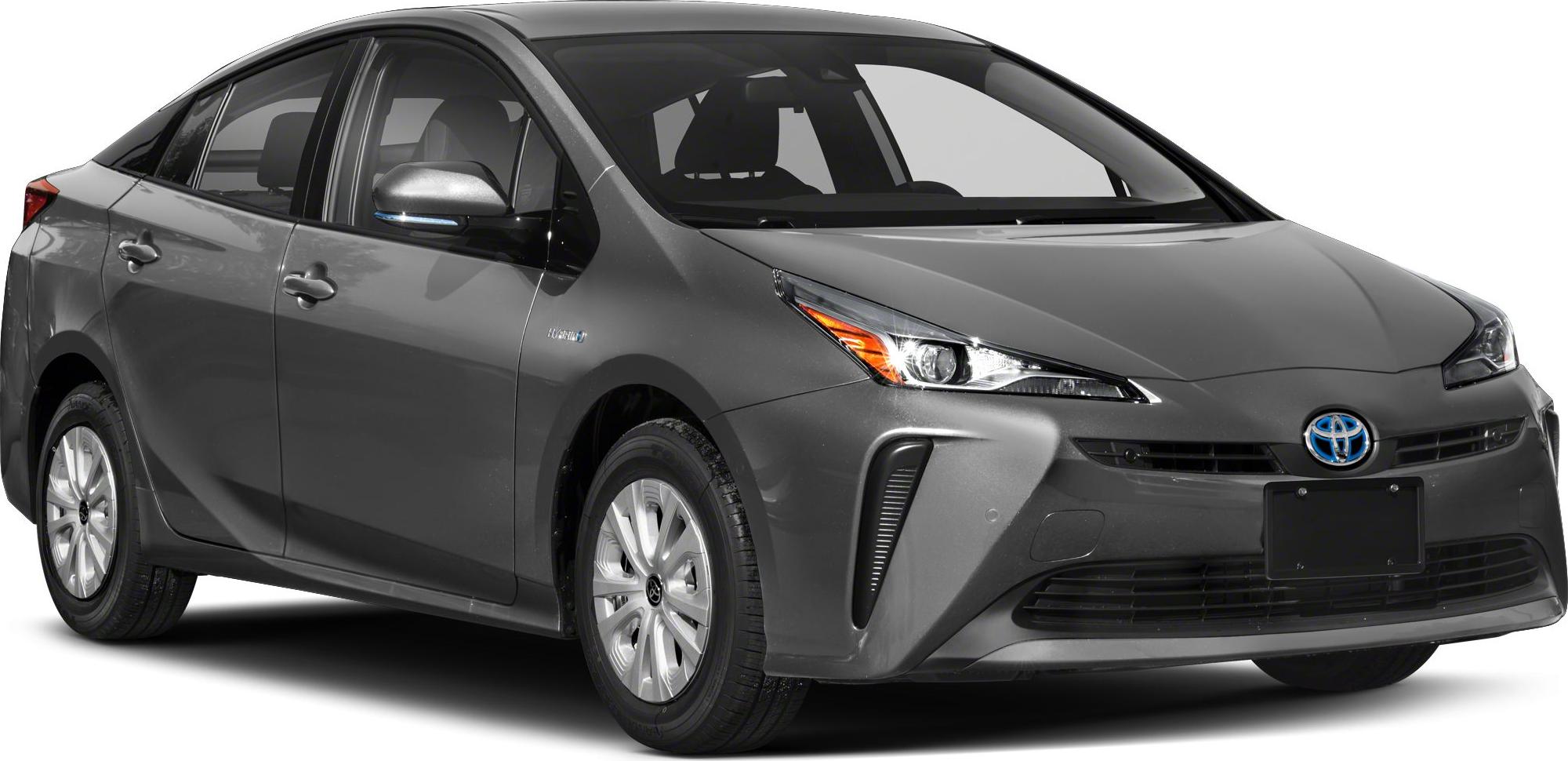 Front and side profile of a sleek modern hybrid sedan.