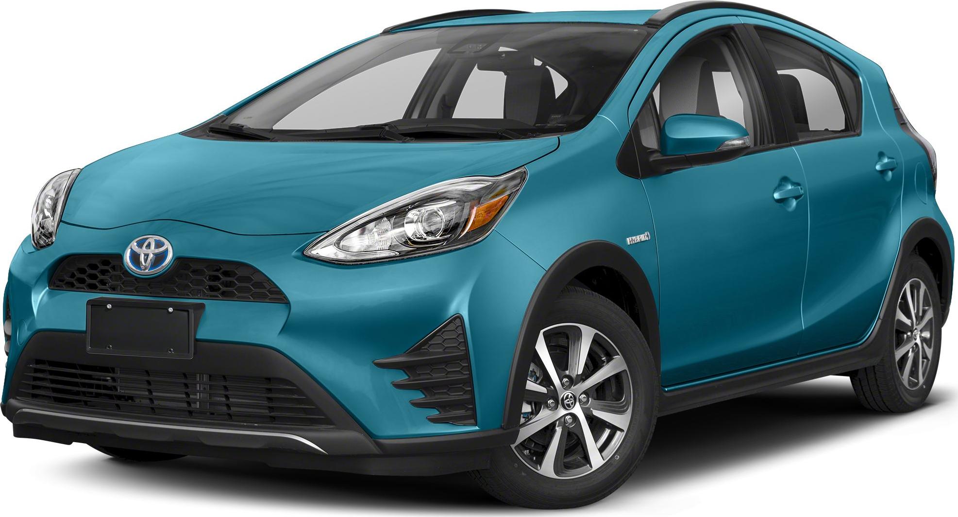 Blue hybrid hatchback with LED headlights and alloy wheels