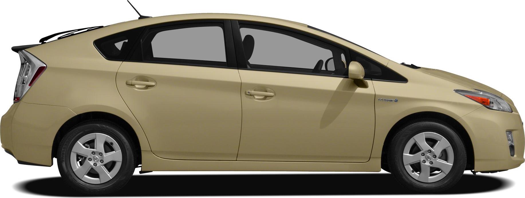 Side profile of a hybrid hatchback with aerodynamic design and hybrid badge