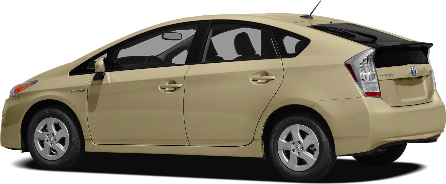 Side and rear profile of a hatchback with hybrid badge