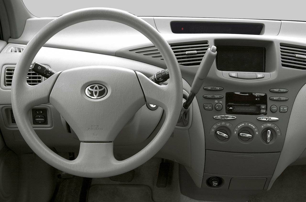 Steering wheel and dashboard controls with central display and climate settings