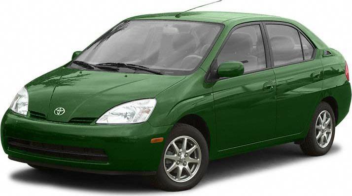 Green hatchback with front and side view, alloy wheels