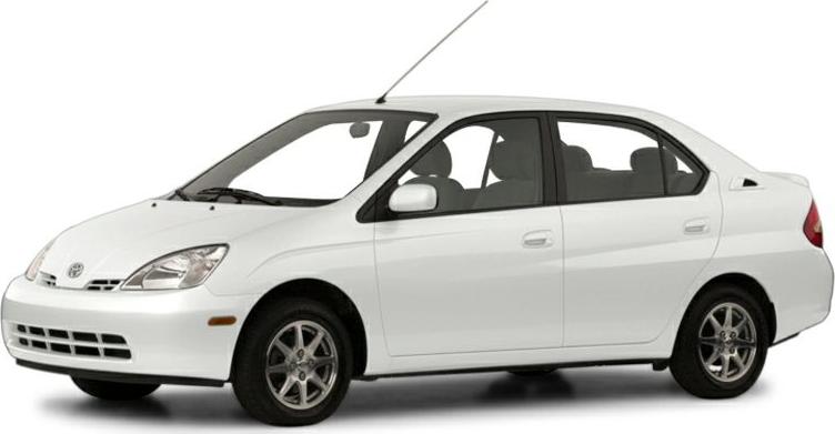 Compact four-door hybrid sedan with aerodynamic design and alloy wheels