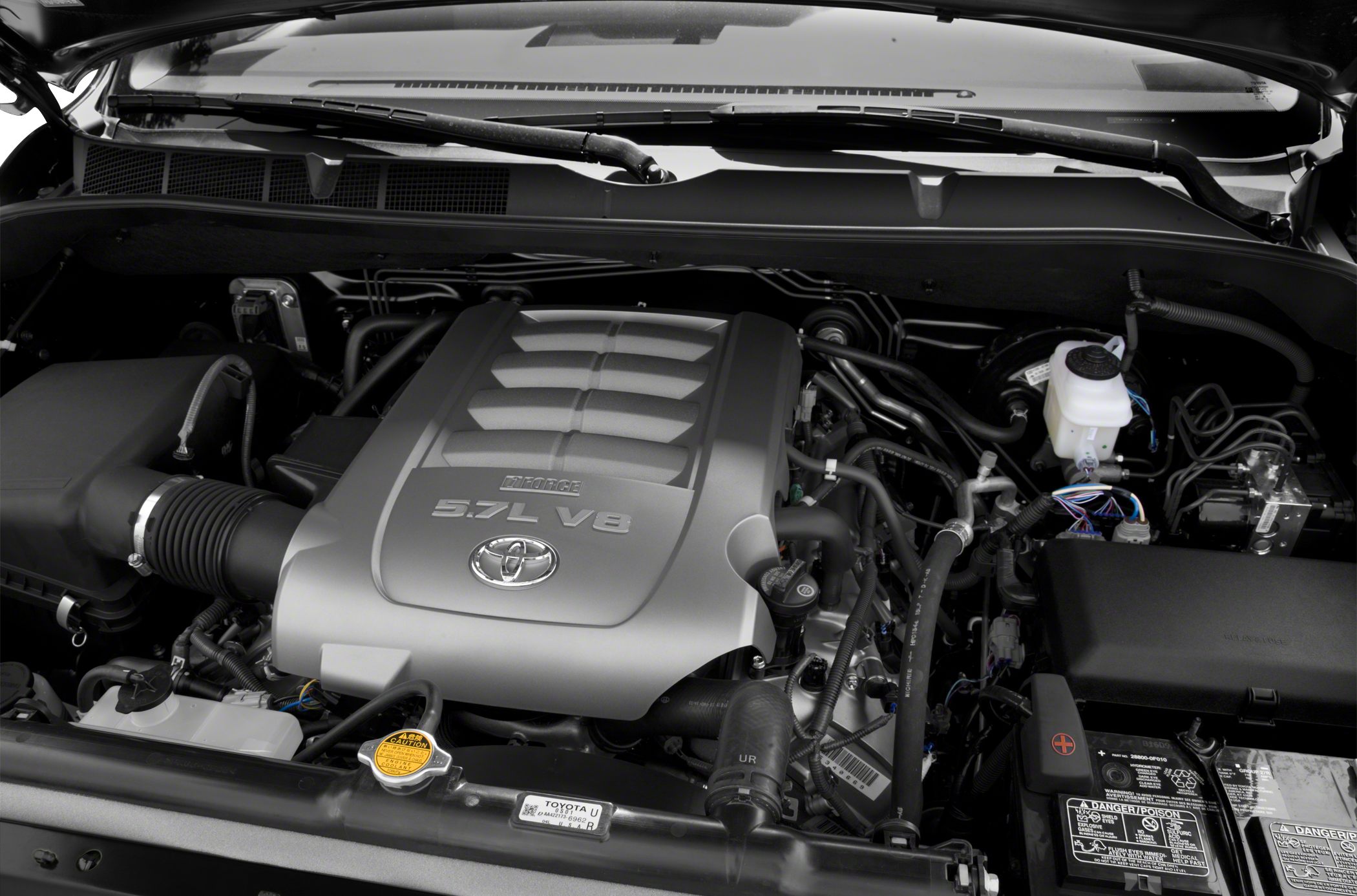 5.7L V8 i-Force engine bay with visible components