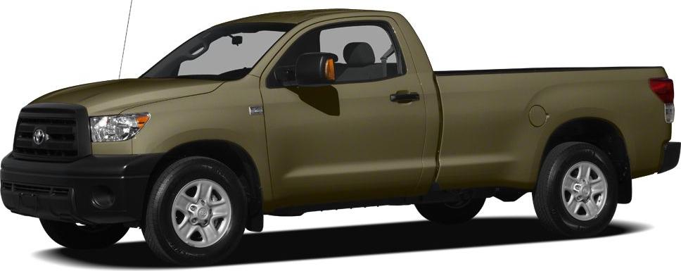 Pickup truck with regular cab and long bed in side view