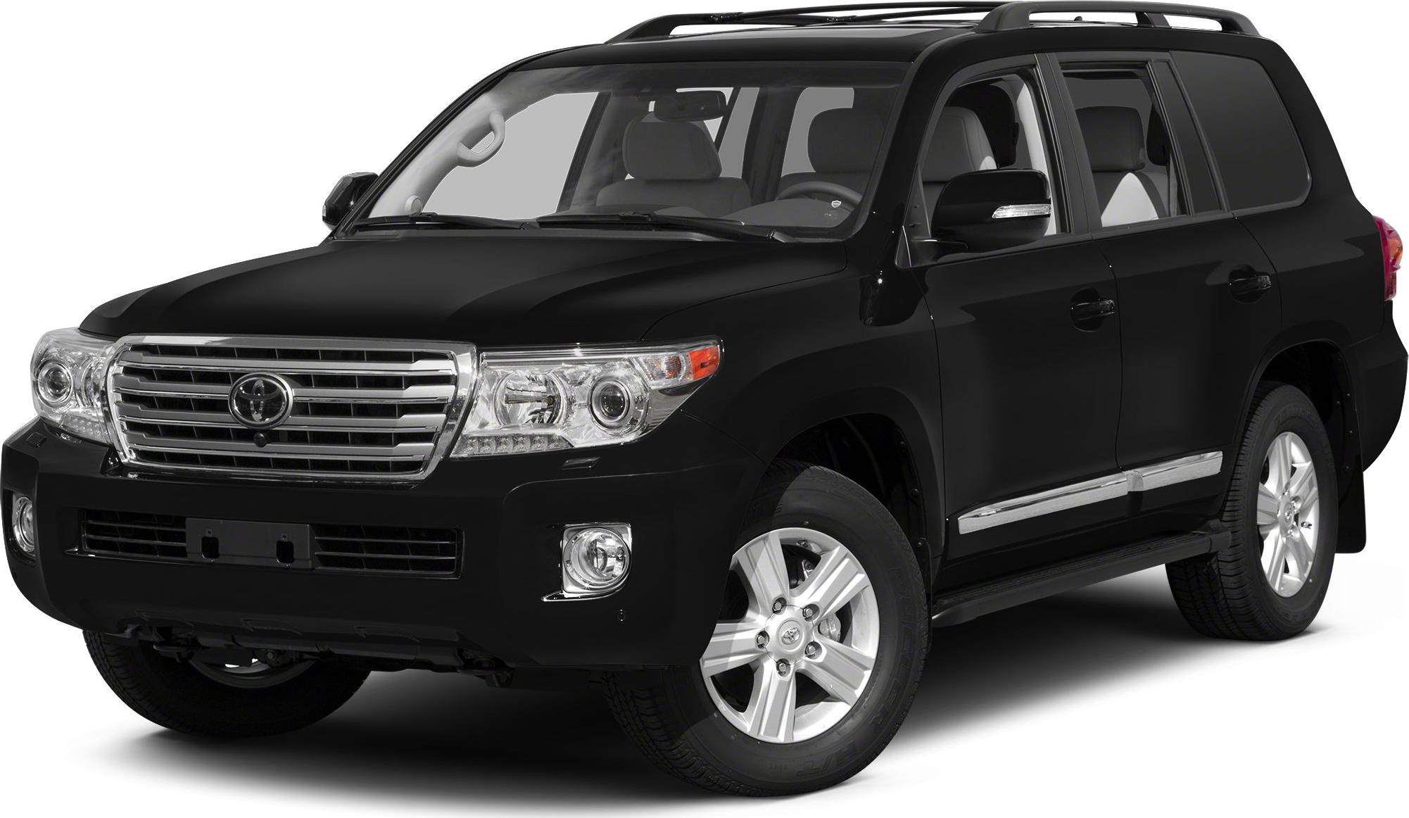 Front and side view of SUV with chrome grille and alloy wheels