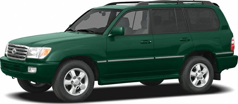 Side profile of an SUV with alloy wheels and roof rails