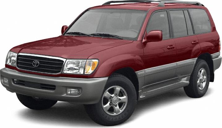 Red SUV with front grille and rugged off-road design