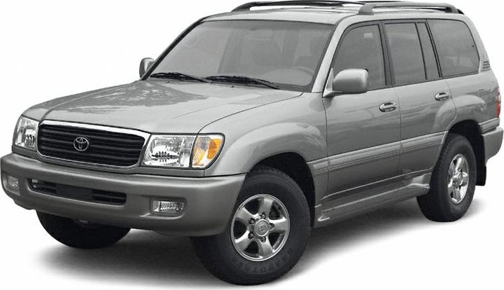 Boxy SUV with chrome wheels and roof rails