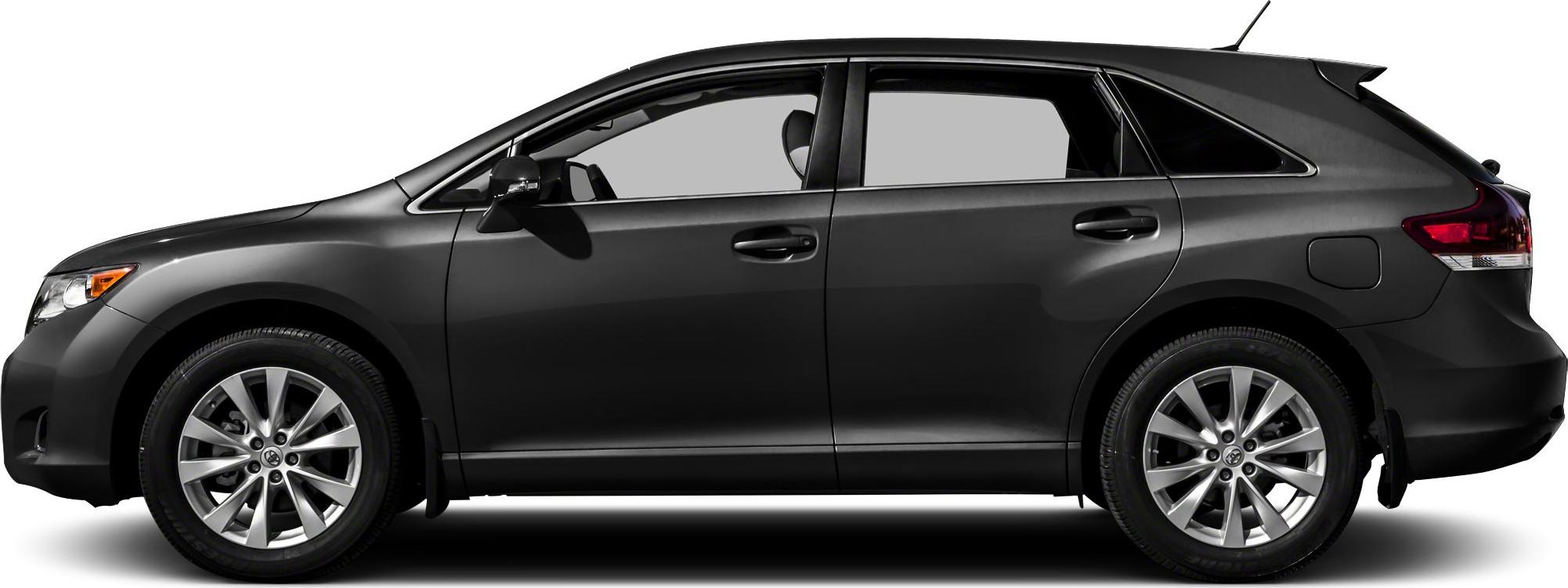 Side profile of mid-size crossover SUV with alloy wheels